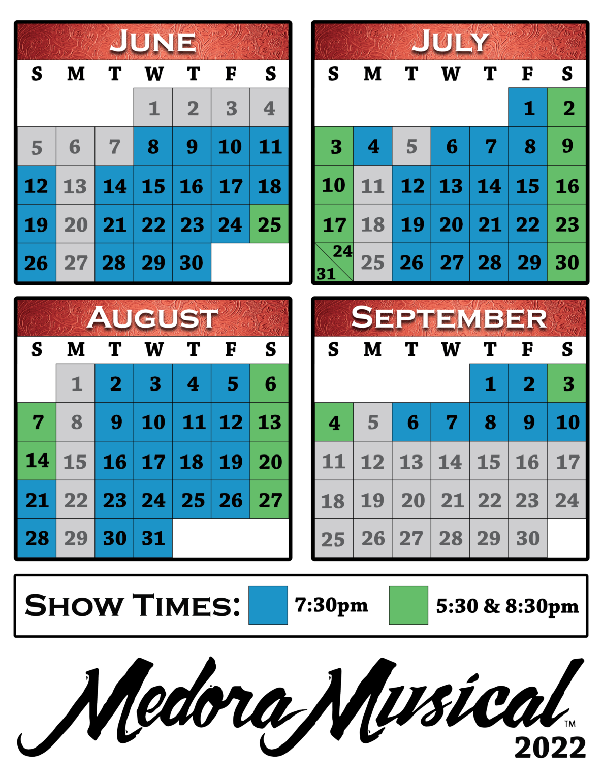 North Dakota Newspaper Association Medora Musical Tickets